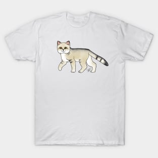 Cat - Sand Cat - Yellow T-Shirt